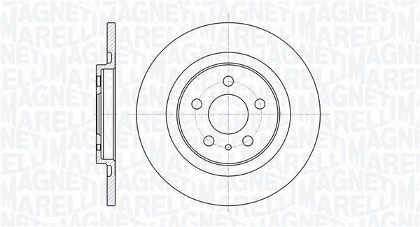 MAGNETI MARELLI Тормозной диск 361302040269